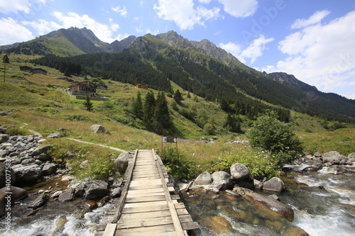 Elevit plateau and Taş bridges, Kaçkar mountains. photo