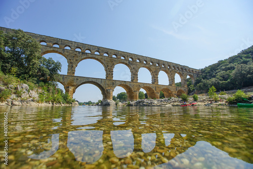 Pont du Gard Aquädukt in Frankreich