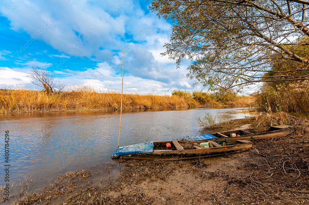 Naklejka premium Gediz River view in Izmir Province of Turkey