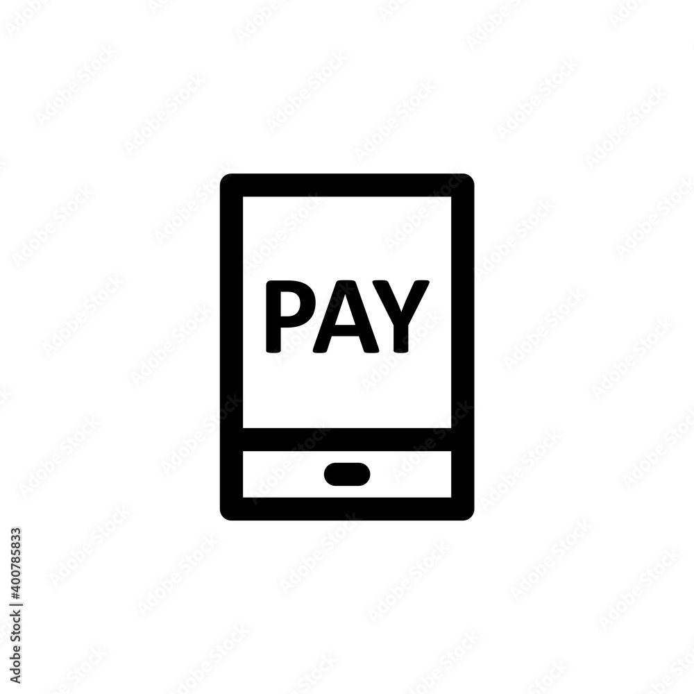 Mobile payment icon. Marketing icon. Vector Mobile payment icon. Marketing icon. Vector