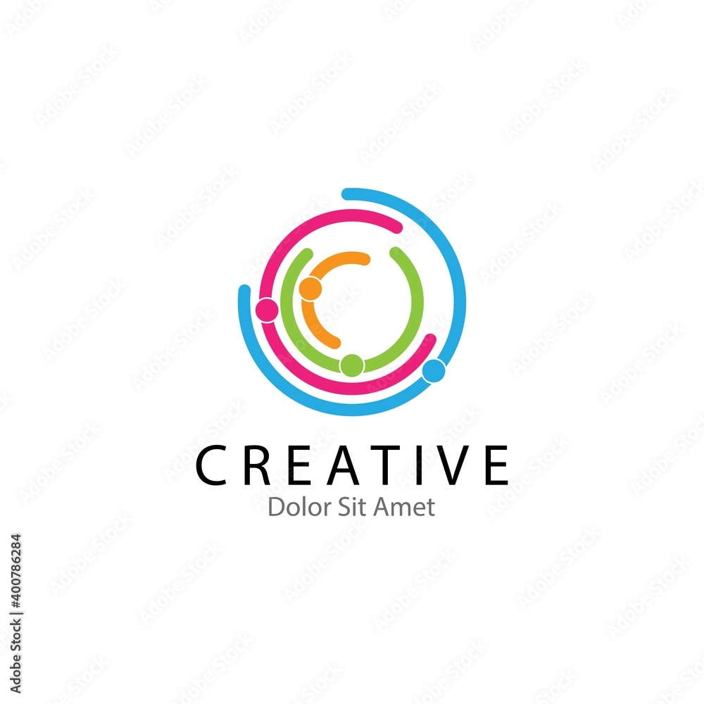 Adoption and community care Logo template Adoption and community care Logo template
