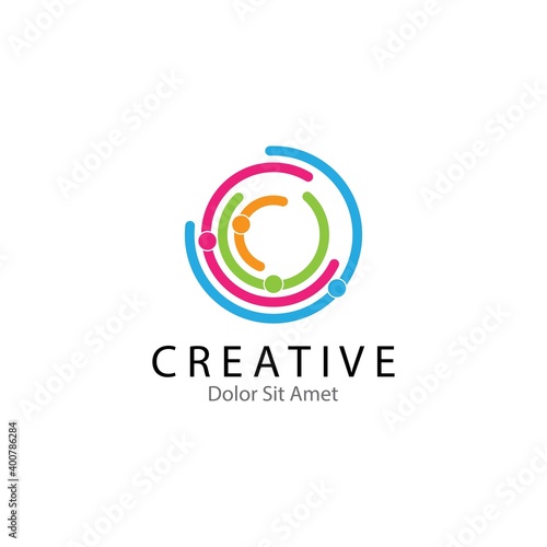 Adoption and community care Logo template