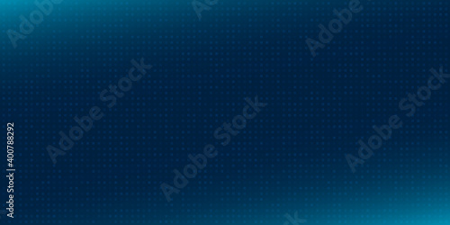 Futuristic blue digital background. Backdrop in a cyberpunk style with square partcles texture. Design for banner, web, poster, brochure, flyer and card. Vector illustration.