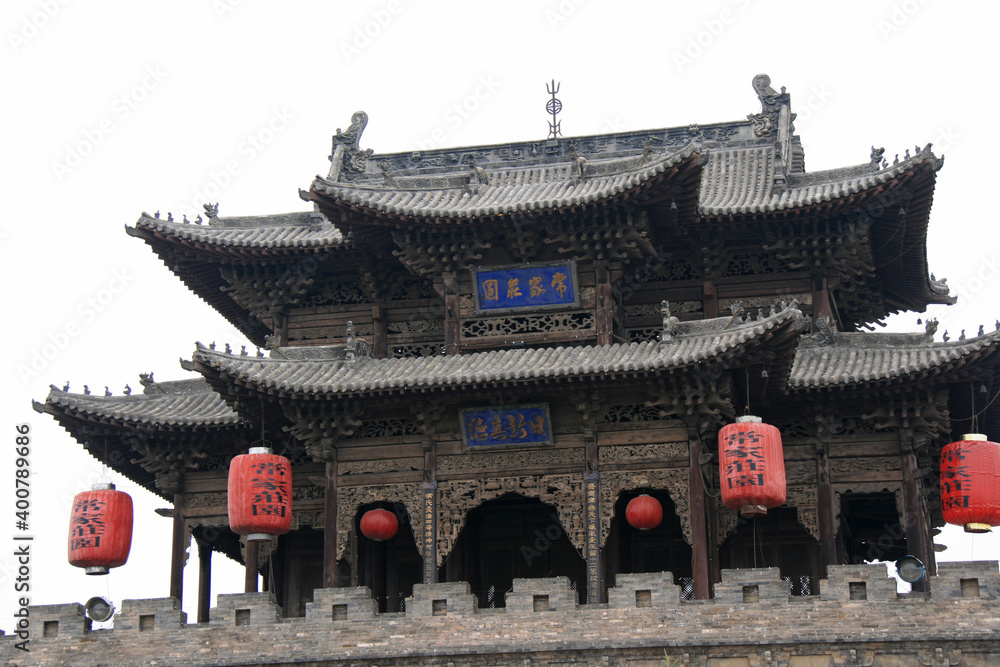 Obraz premium chang mansion closed to pingyao in china