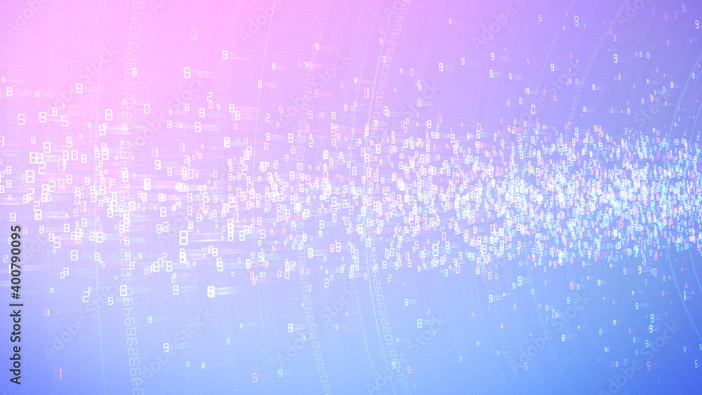 Cloud Server Big Data AI Stream Digital Network Technology 3D illustration. Cloud Server Big Data AI Stream Digital Network Technology 3D illustration.