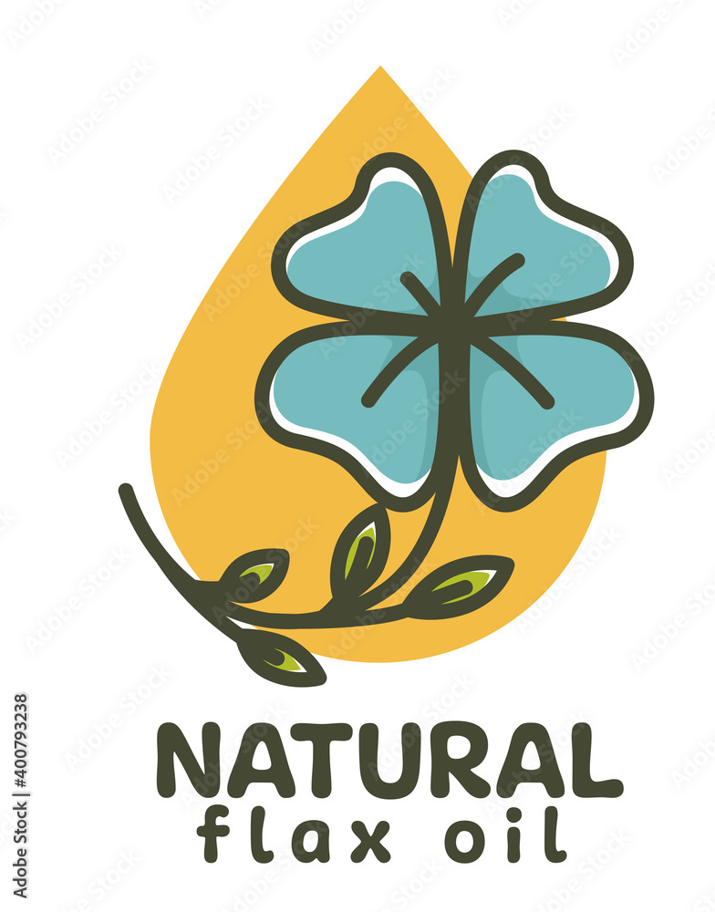 Natural flax oil, natural ingredient for food Natural flax oil, natural ingredient for food