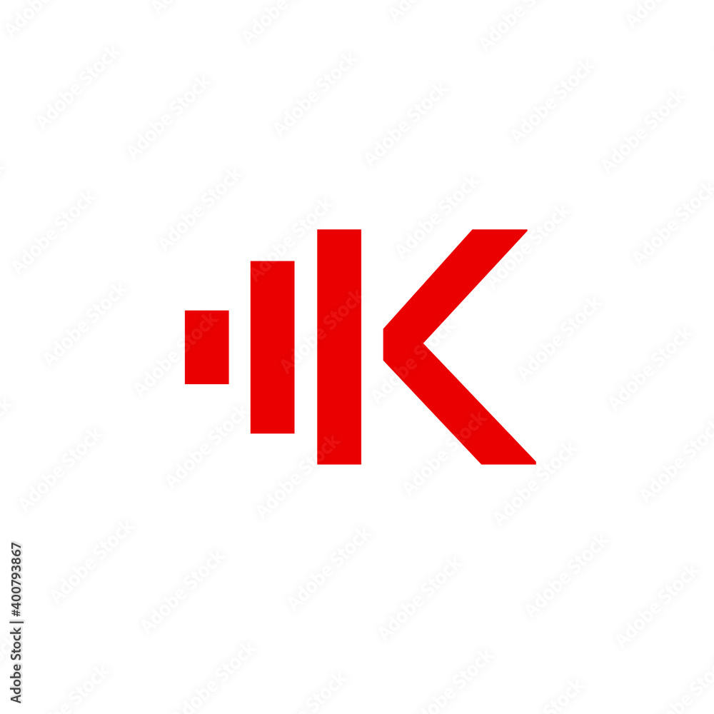 MK logo design MK logo design