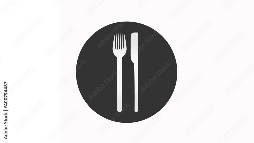 Sign FOOD at a roadside cafe.