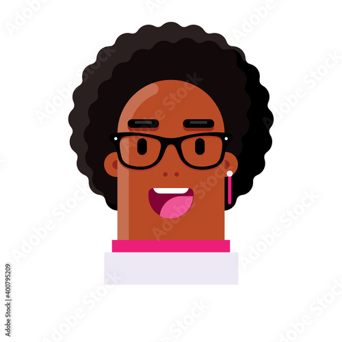Female with glasses