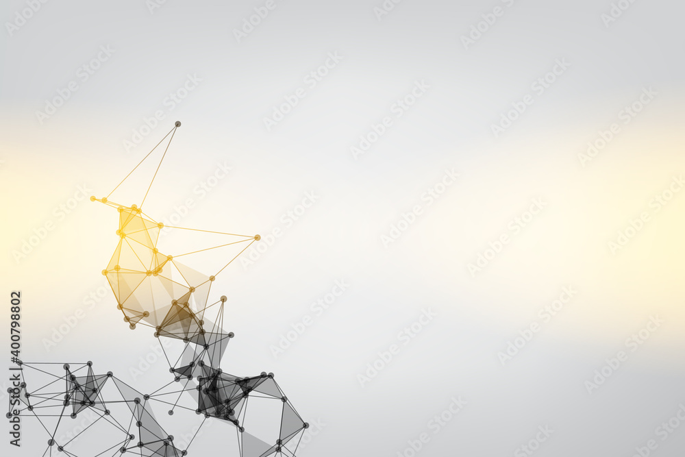 abstract low poly lines mesh white. Background Technology connecting dots and line. abstract low poly lines mesh white. Background Technology connecting dots and line.