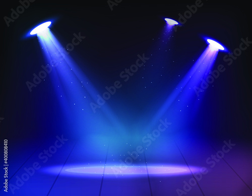 High Quality Realistic Sportlight for your Design . Isolated Vector Elements