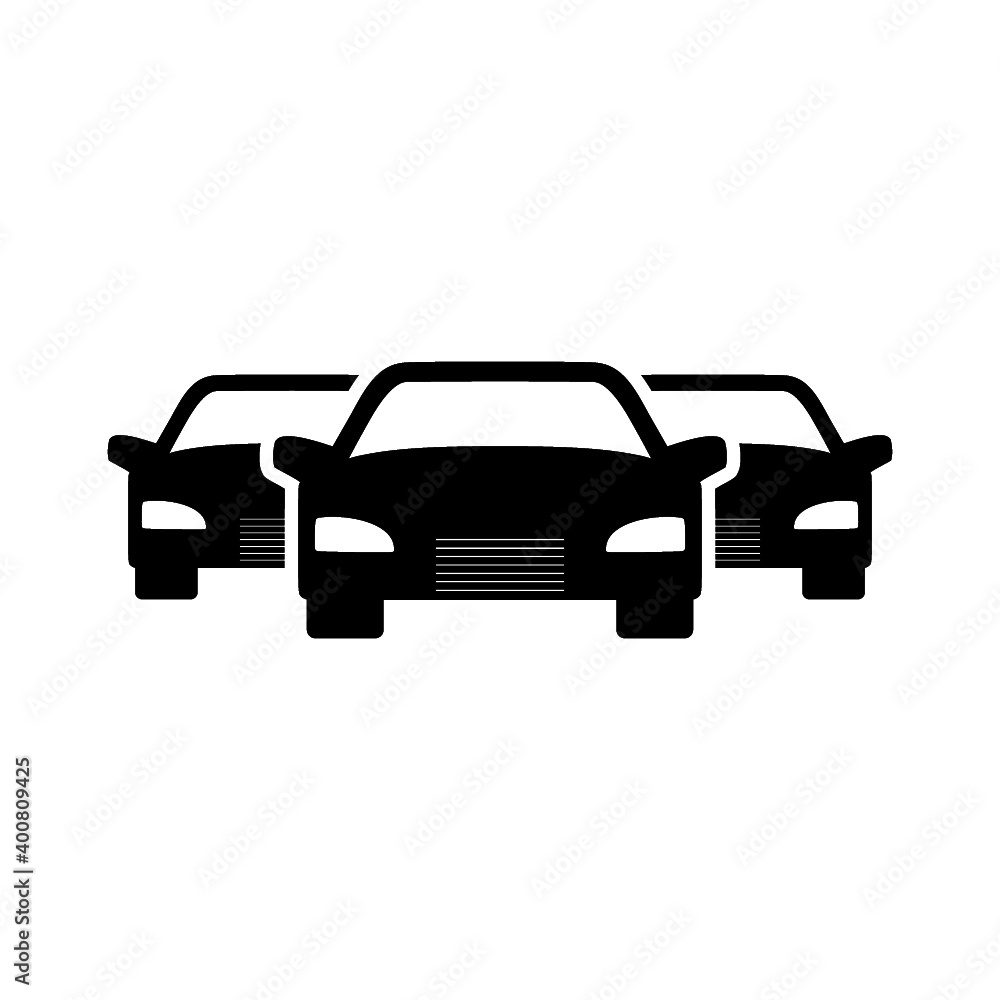 Car Icon. Cars icon isolated on white background