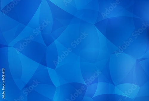 Light BLUE vector pattern with polygonal style.