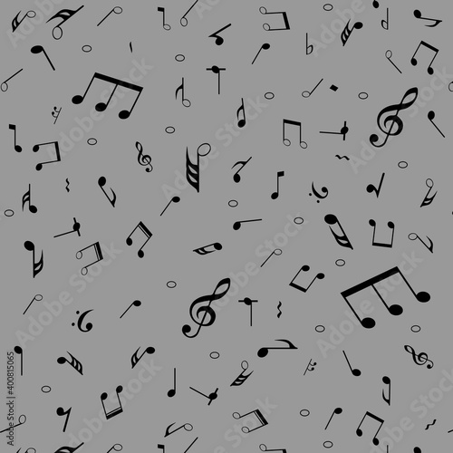 pattern of musical notes