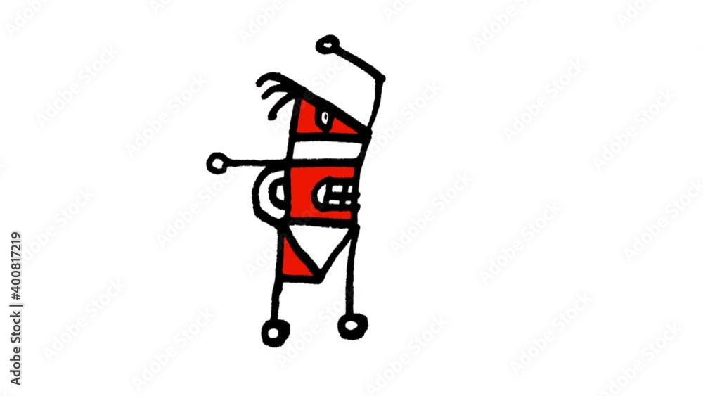 Funny Robot Cartoon Running Animation Funny Robot Cartoon Running Animation