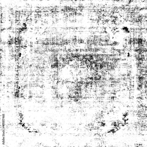 Wallpaper Mural Rough black and white texture vector. Distressed overlay texture. Grunge background. Abstract textured effect. Vector Illustration. Black isolated on white background. EPS10 Torontodigital.ca