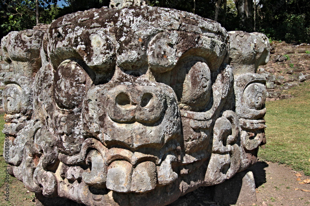 Copan, the archaeological site of Mayan civilization, Honduras. Central America.