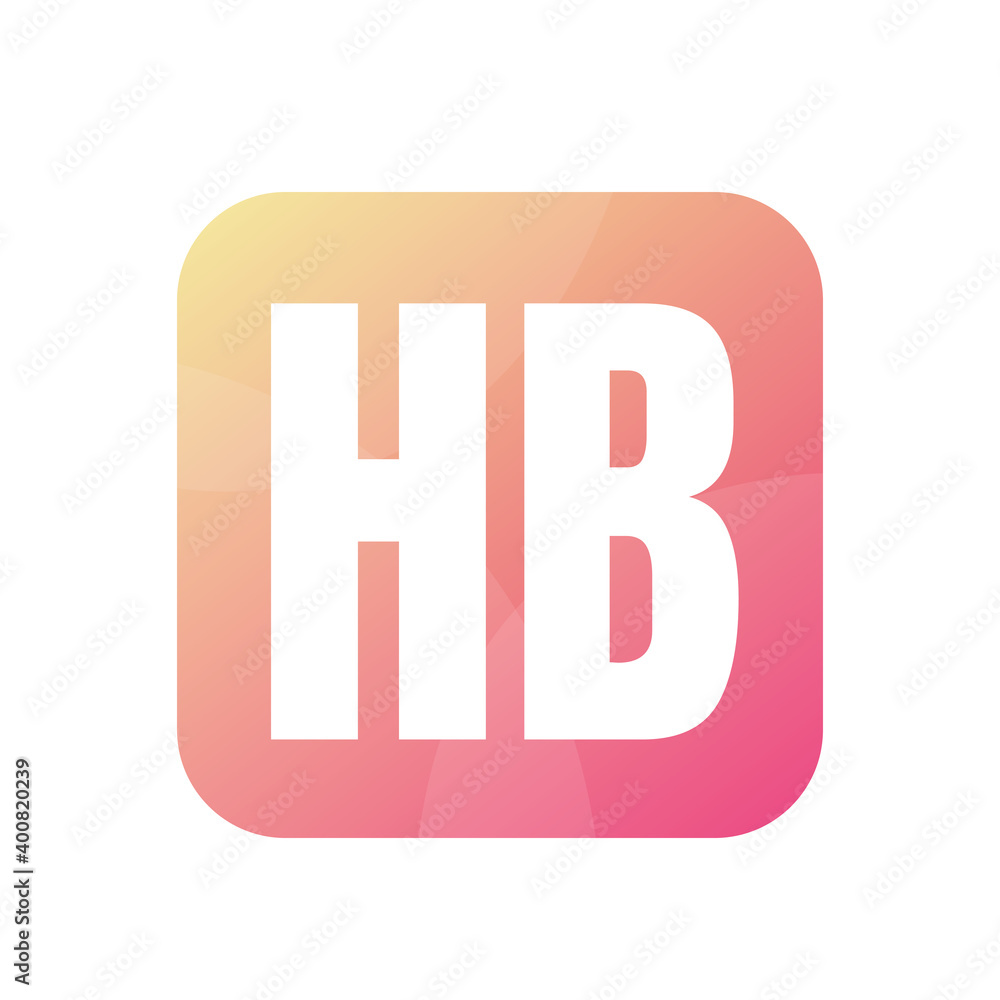HB Letter Logo Design With Simple style HB Letter Logo Design With Simple style