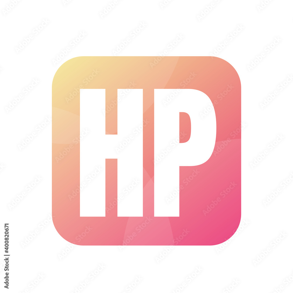 HP Letter Logo Design With Simple style HP Letter Logo Design With Simple style
