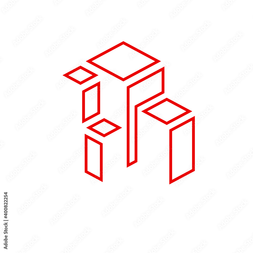 building sketch logo design