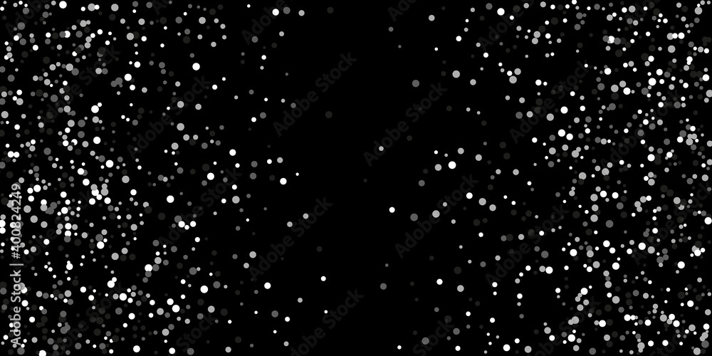 Silver confetti point. Luxury festive background. Silver grainy abstract texture overflows against a black background. Element of design. Vector illustration, EPS 10. Silver confetti point. Luxury festive background. Silver grainy abstract texture overflows against a black background. Element of design. Vector illustration, EPS 10.