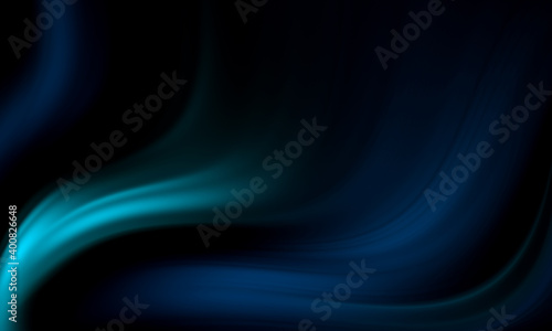  Blue flow background. Wave water Liquid shape color backdrop. Trendy Art design 