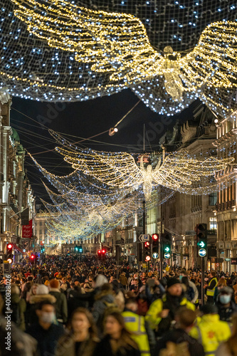 London Christmas lights - Oxford street