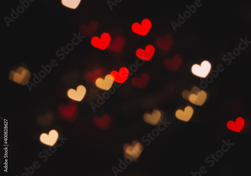 Valentine's Day Heart Shape Bokeh