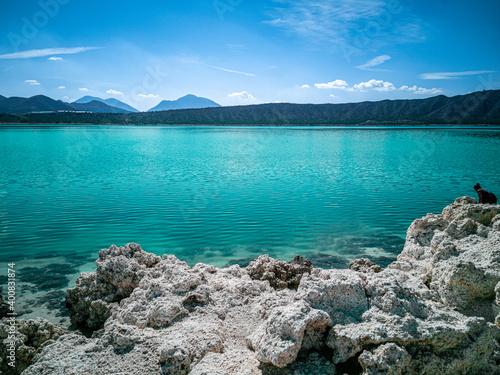 lake and mountains