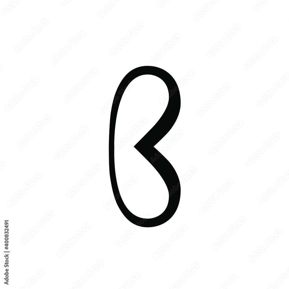 Obraz premium b logo