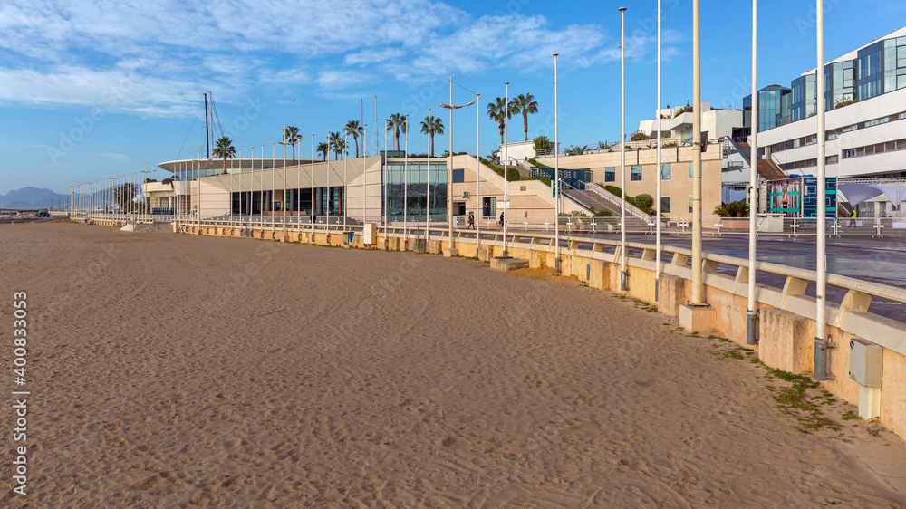 Croisette Beach Festival Hall in Cannes France Croisette Beach Festival Hall in Cannes France