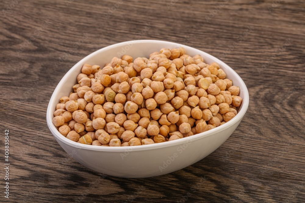 Vegan cuisine - Dry chickpea heap Vegan cuisine - Dry chickpea heap