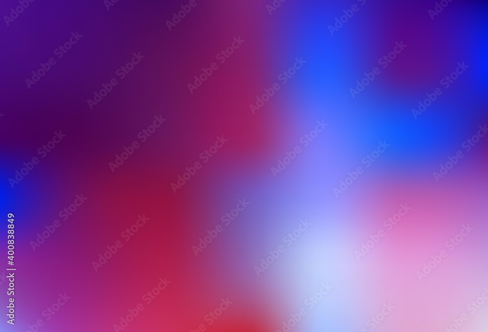 Fototapeta premium Light Pink, Red vector abstract blurred background.