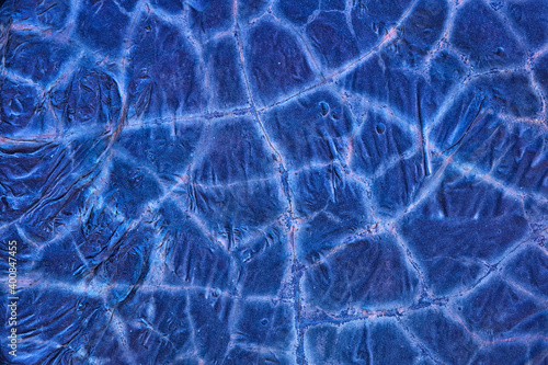 Spain, Huelva Province, Aerial view of blue barren landscape in Rio Tinto Mines area