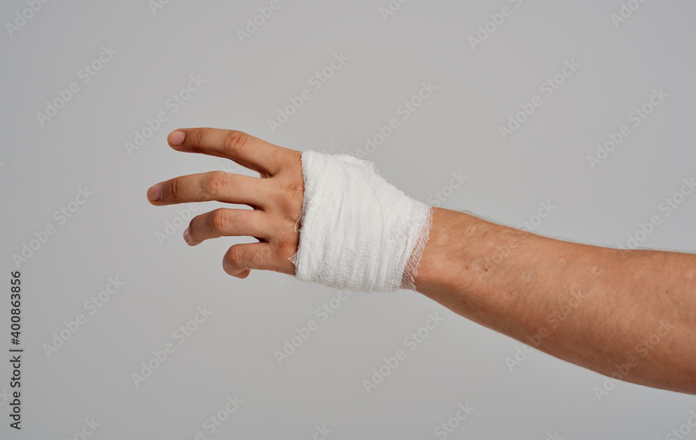 bandaged arm health problem patient injury Studio bandaged arm health problem patient injury Studio