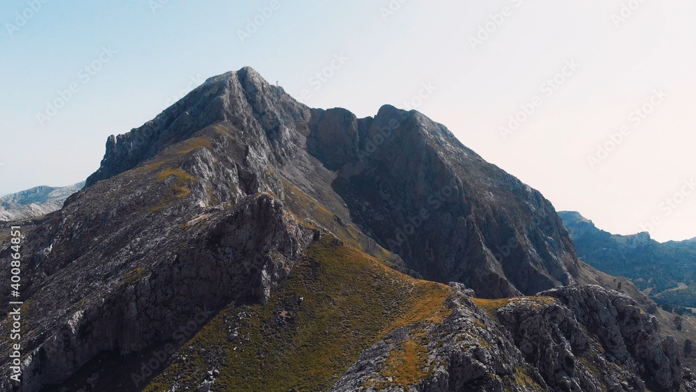Obraz premium mountain peaks of Mallorca, Serra De Tramuntana, World Heritage Site by UNESCO. High quality photo