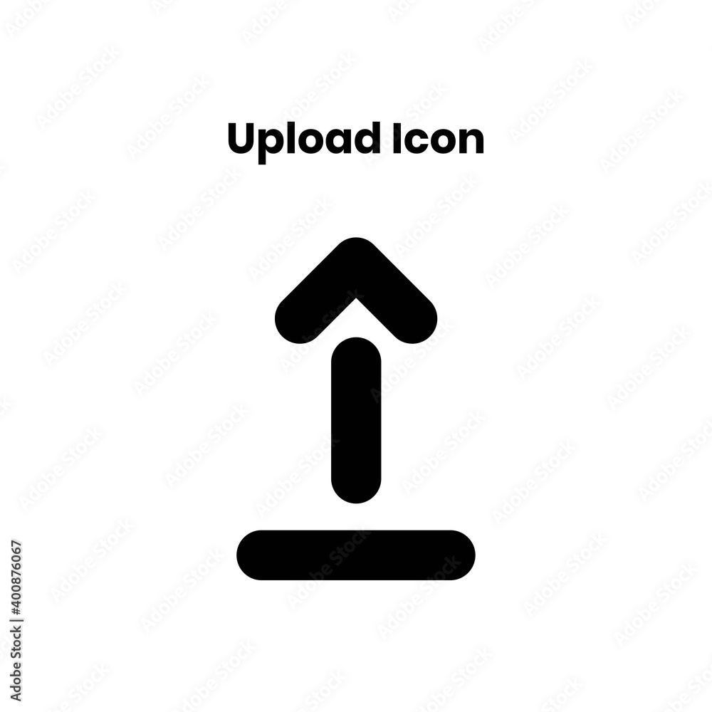 upload glyph Icon. arrows vector illustration on white background upload glyph Icon. arrows vector illustration on white background