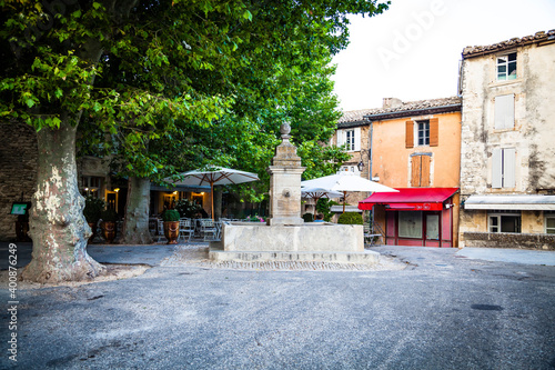 Market place in Gordes, Provence, France