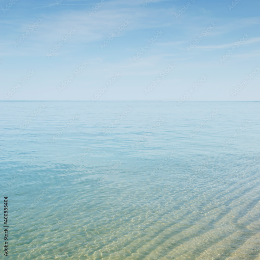 Seascape with transparent water at Cape Cod Seascape with transparent water at Cape Cod