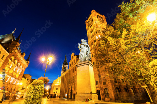 Old Market Square in Torun Torun, Kuyavian-Pomeranian, Poland photo