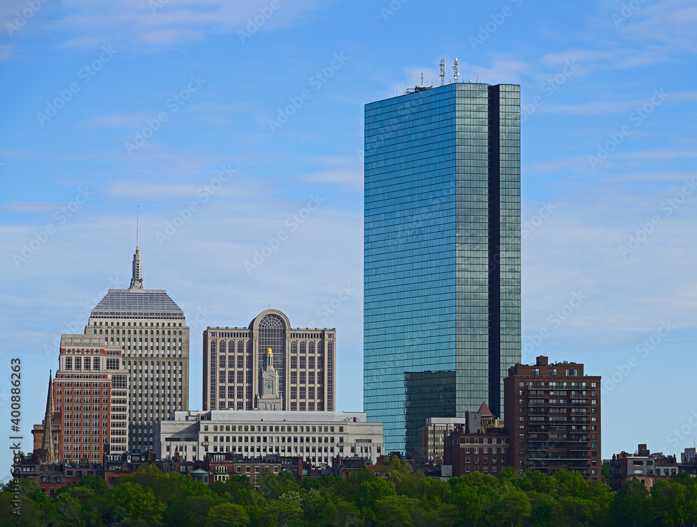 Massachusetts, Boston, Skyscrapers at Copley Square Massachusetts, Boston, Skyscrapers at Copley Square