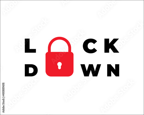 Coronavirus lockdown symbol. Coronavirus pandemic puts countries on lockdown . World Pandemic