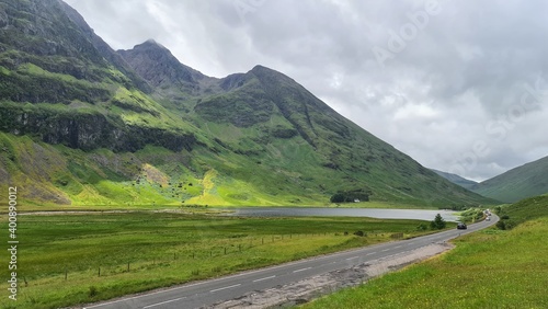 mountain road in the mountains