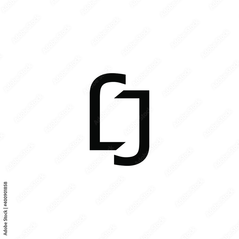 cj letter vector logo design cj letter vector logo design