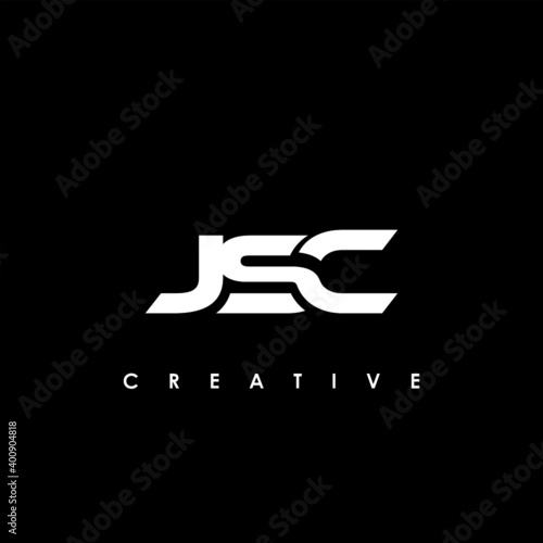 JSC Letter Initial Logo Design Template Vector Illustration