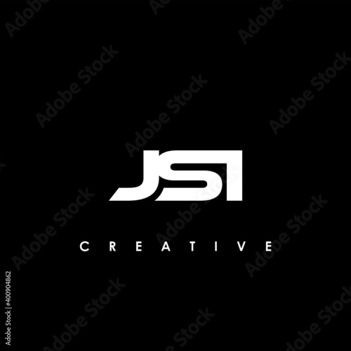 JSI Letter Initial Logo Design Template Vector Illustration