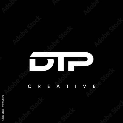 DTP Letter Initial Logo Design Template Vector Illustration