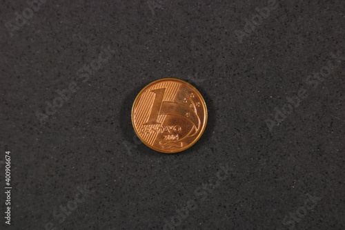 1 centavo - Brazilian coin photo