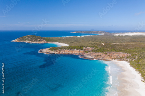 Beautiful empty beach in the Cape arid national park.  © Sky Perth