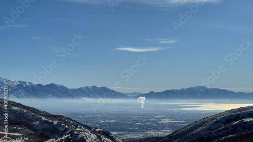 Foto Utah County, Utah from the mountain